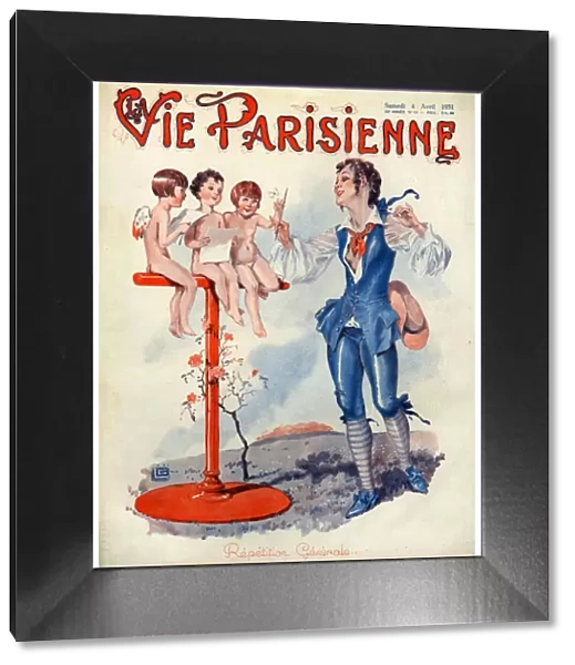 La Vie Parisienne 1931 1930s France cc cherubs singing