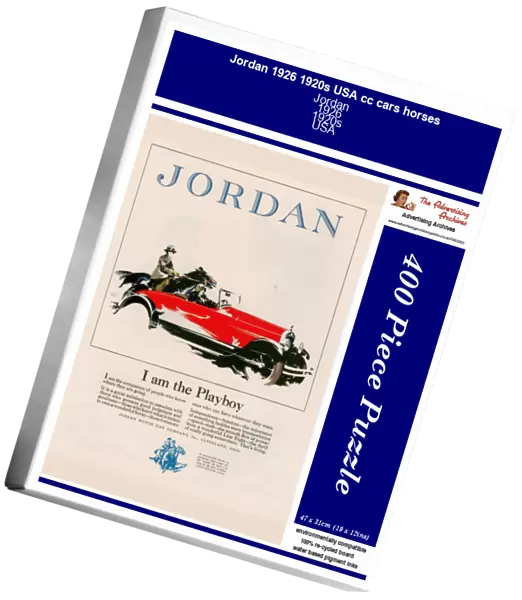 Jordan 1926 1920s USA cc cars horses