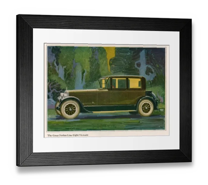 Framed Print : Jordan Line Eight Victoria Car 1925 1920s USA cc cars Framed Print : Jordan Line Eight Victoria Car 1925 1920s USA cc cars