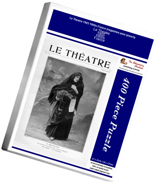 Le Theatre 1905 1900s France magazines poor poverty