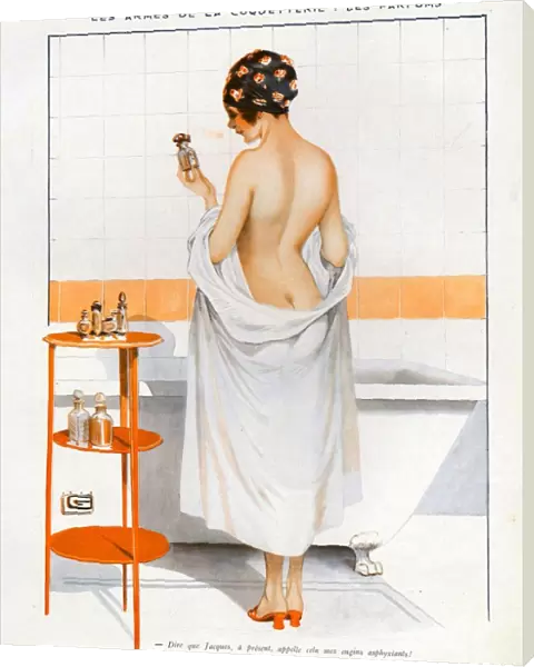 La Vie Parisienne 1916 1910s France cc bathing erotica undressing baths