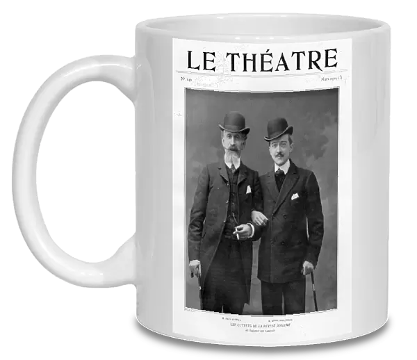 Le Theatre 1905 1900s France magazines humour hats mens bowler