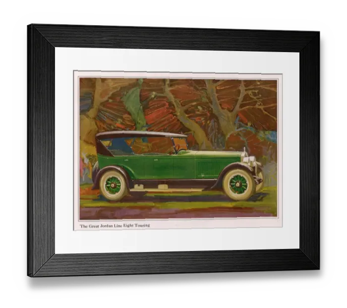 Framed Print : Jordan Line Eight Touring Car 1925 1920s USA cc cars Framed Print : Jordan Line Eight Touring Car 1925 1920s USA cc cars