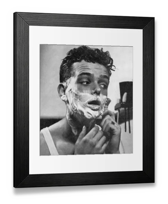 Framed Print : Gillette 1937 1930s USA razors Framed Print : Gillette 1937 1930s USA razors
