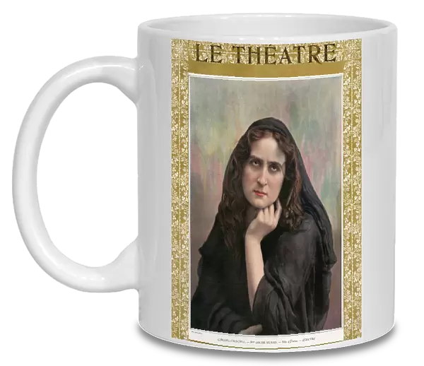 Le Theatre 1907 1900s France magazines womens porttraits humour expressions