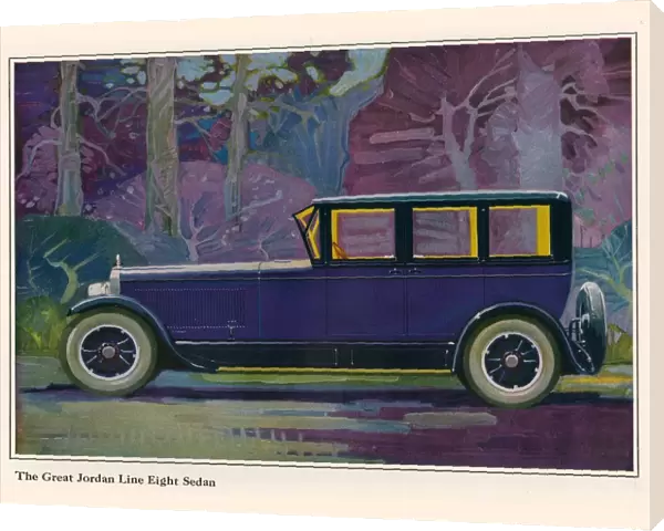 Jordan Line Great Sedan Car 1925 1920s USA cc cars