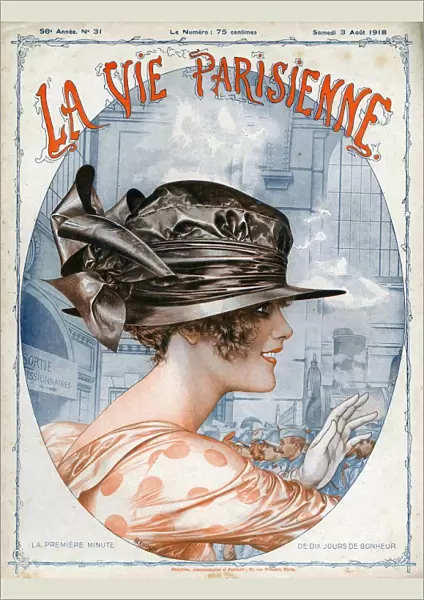La Vie Parisienne 1918 1910s France cc portraits hats