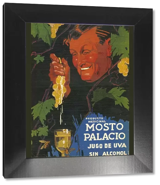 Mosto Palacio 1934  /  35 1930s Spain wine alcohol grapes fruit cc