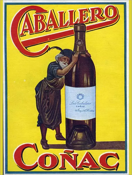 Caballero 1935 1930s Spain cc brandy conac cognac alcohol