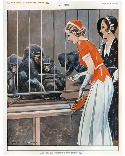 La Vie Parisienne 1931 1930s France cc zoos monkeys