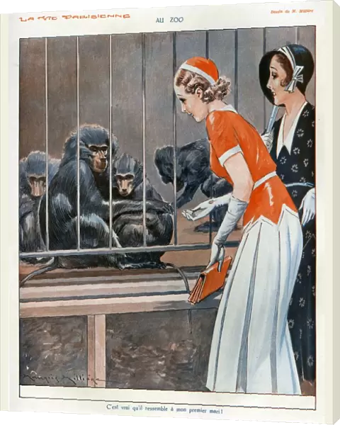 La Vie Parisienne 1931 1930s France cc zoos monkeys