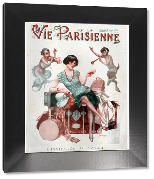 La Vie Parisienne 1929 1920s France cc luggage holidays cruises cruising glamour