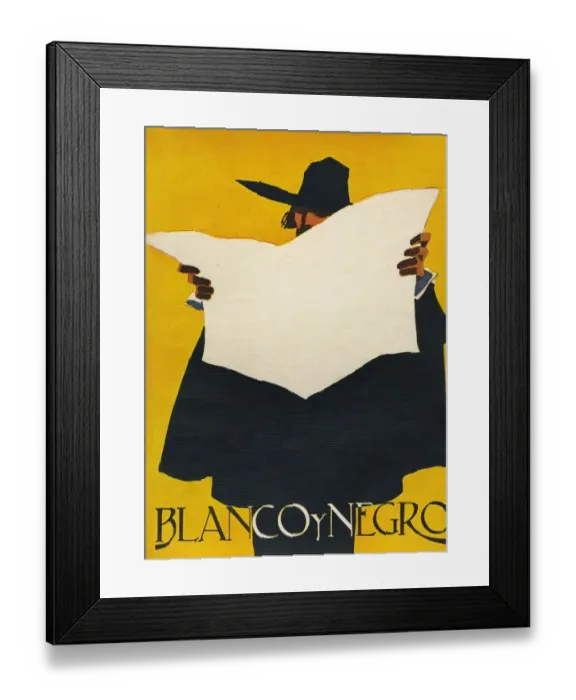 Framed Print : Blanco y Negro 1929 1920s Spain cc reading newspapers magazines Framed Print : Blanco y Negro 1929 1920s Spain cc reading newspapers magazines