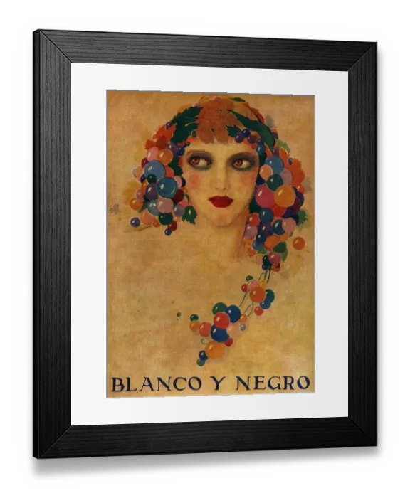 Framed Print : Blanco y Negro Spain cc portraits grapes fruits womens magazines wine alcohol Framed Print : Blanco y Negro Spain cc portraits grapes fruits womens magazines wine alcohol