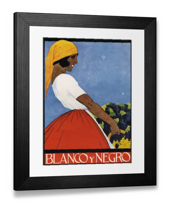 Framed Print : Blanco y Negro 1923 1920s Spain cc grapes wine alcohol magazines Framed Print : Blanco y Negro 1923 1920s Spain cc grapes wine alcohol magazines