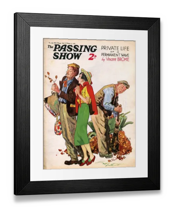 Framed Print : 1930s, UK, The Passing Show, Magazine Cover Framed Print : 1930s, UK, The Passing Show, Magazine Cover