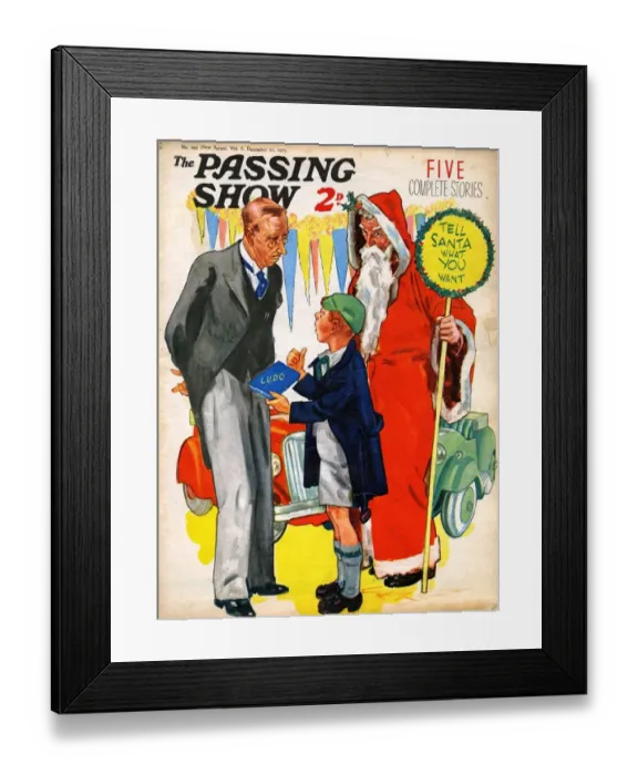 Framed Print : 1930s, UK, The Passing Show, Magazine Cover Framed Print : 1930s, UK, The Passing Show, Magazine Cover