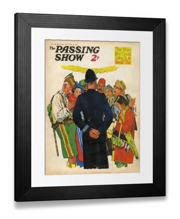 Framed Print : 1930s, UK, The Passing Show, Magazine Cover Framed Print : 1930s, UK, The Passing Show, Magazine Cover