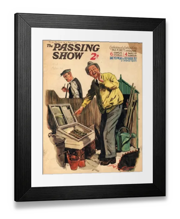 Framed Print : 1930s, UK, The Passing Show, Magazine Cover