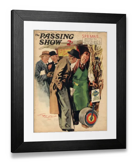 Framed Print : 1930s, UK, The Passing Show, Magazine Cover