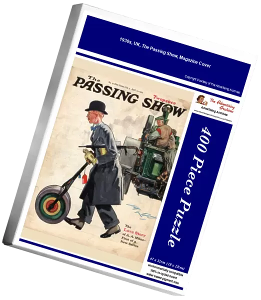 1930s, UK, The Passing Show, Magazine Cover