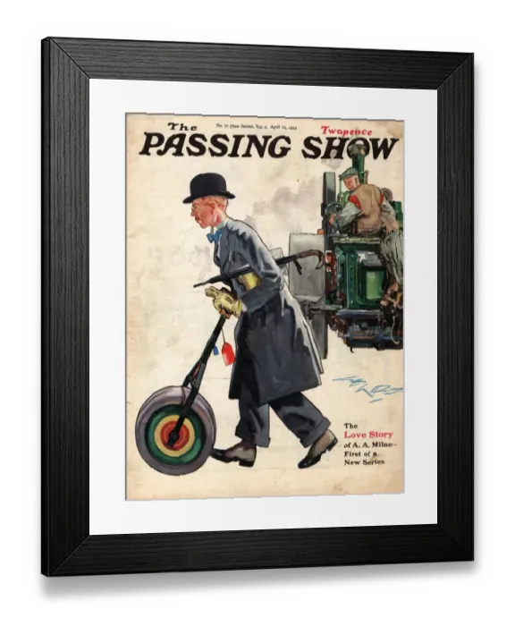 Framed Print : 1930s, UK, The Passing Show, Magazine Cover Framed Print : 1930s, UK, The Passing Show, Magazine Cover