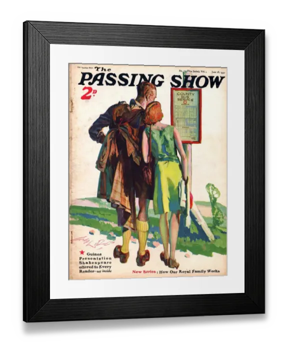 Framed Print : 1930s, UK, Passing Show, Magazine Cover Framed Print : 1930s, UK, Passing Show, Magazine Cover