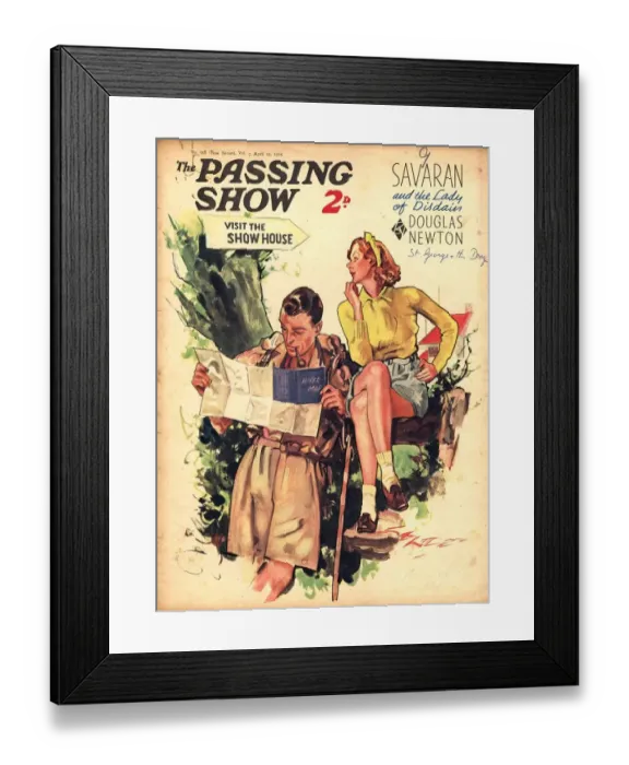 Framed Print : 1930s, UK, The Passing Show, Magazine Cover