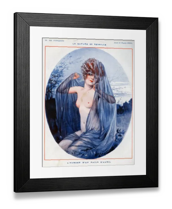 Framed Print : La Vie Parisienne 1922 1920s France Maurice Milliere illustrations erotica nudes Framed Print : La Vie Parisienne 1922 1920s France Maurice Milliere illustrations erotica nudes