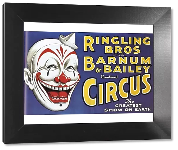 Barnum and Baileys Circus 1920s USA mcitnt clowns slogans The Greatest Show On Earth
