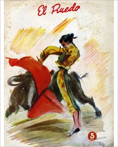 El Ruedo 1954 1950s Spain cc magazines bull fights fighting matadores matadors dangerous