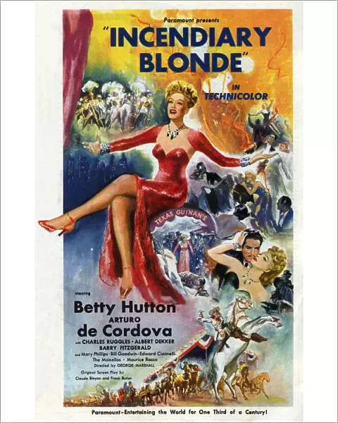 Incendiary Blonde 1945 1940s USA Betty Hutton, Arturo de Cerdova Cordova