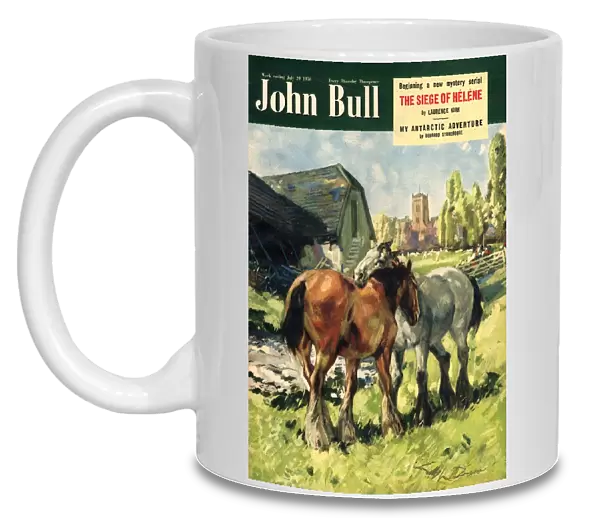 John Bull 1950 1950s UK horses magazines