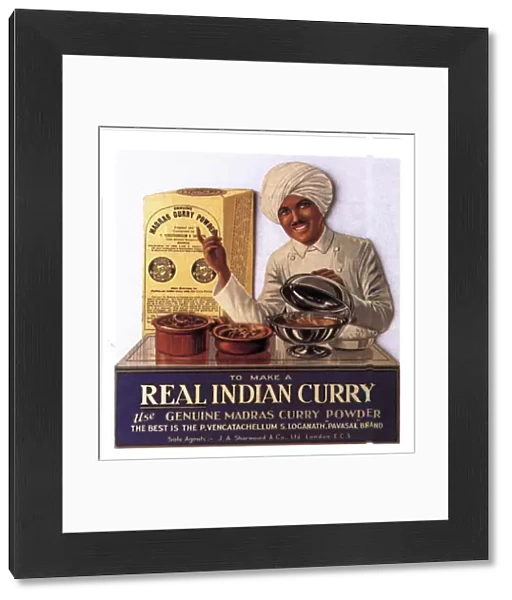 1910s UK indian food curry Warning - small image size