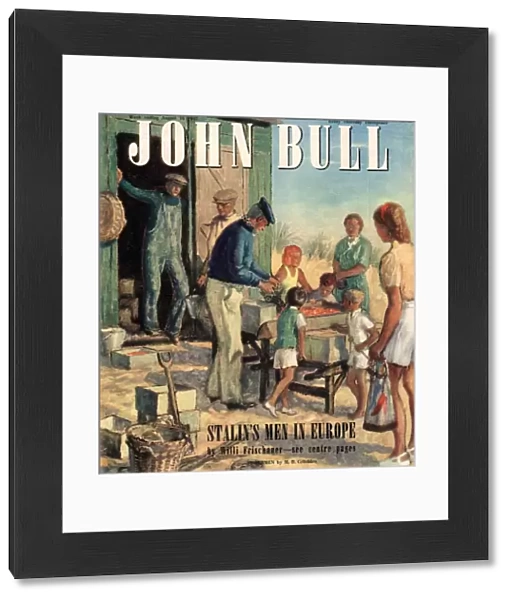 John Bull 1947 1940s UK nautical fish fishing fisherman magazines