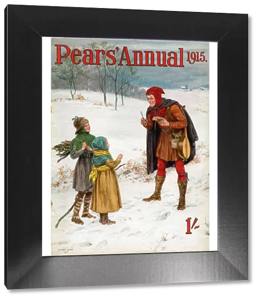 Pears Annual 1915 1910s UK cc winter snow
