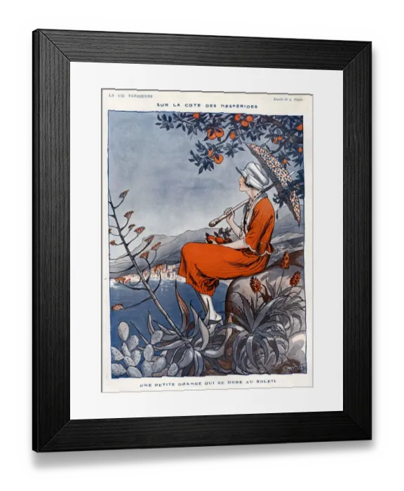 Framed Print : 1920s France La Vie Parisienne Magazine Plate Framed Print : 1920s France La Vie Parisienne Magazine Plate