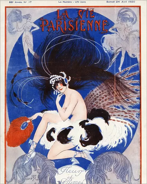 La vie Parisienne 1920 1920s France Valdes magazines erotica dancers showgirls