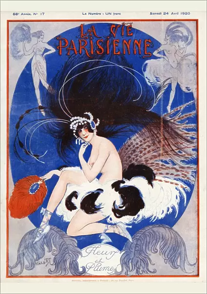 La vie Parisienne 1920 1920s France Valdes magazines erotica dancers showgirls