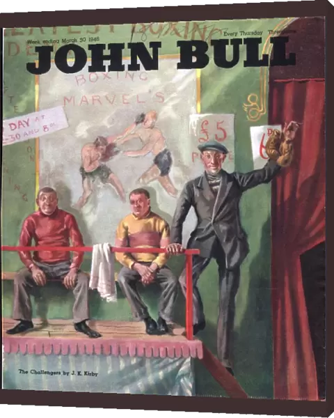 John Bull 1946 1940s UK boxing boxers fairs showmen booths magazines funfairs