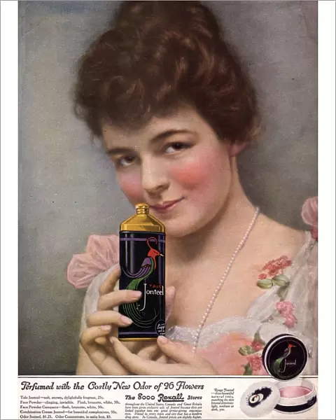 1910s USA talc talcum powder jonteel skin care skincare
