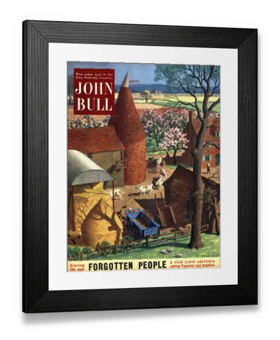 Framed Print : John Bull 1953 1950s UK farms farming magazines Framed Print : John Bull 1953 1950s UK farms farming magazines