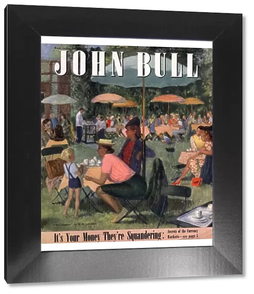 John Bull 1947 1940s UK picnics magazines food eating parks