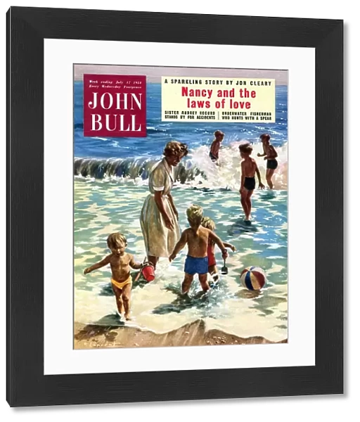 John Bull 1950s UK holidays sea water beaches seaside paddling inflatables beach