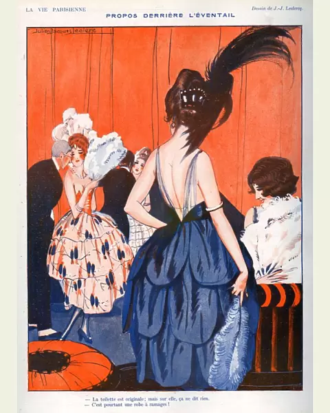 La Vie Parisienne 1920 1920s France Julien Jacques Leclerc Illustrations womens