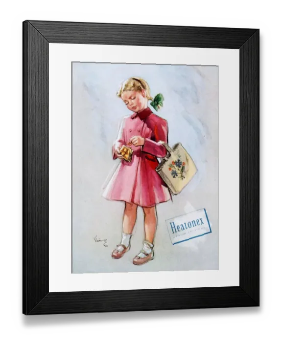 Framed Print : 1950s UK childrens heatonex