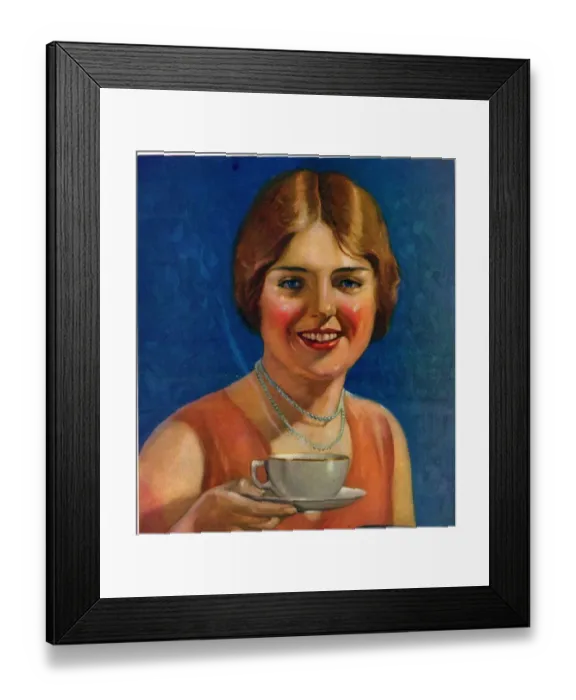 Framed Print : 1910s USA tea coffee