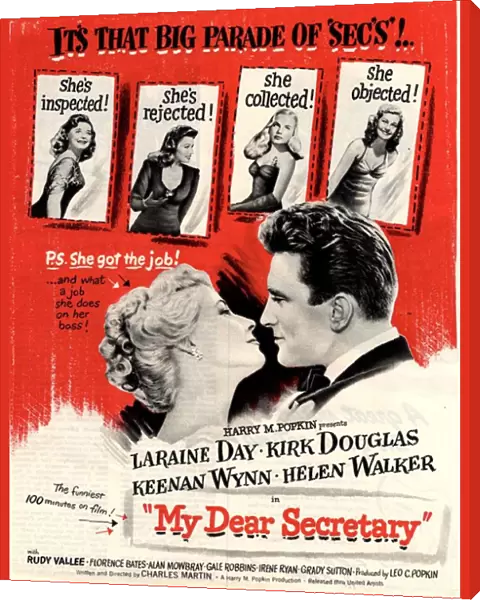 My Dear Secretary 1949 1940s USA Kirk Douglas, Laraine Day mcitnt celebrity famous