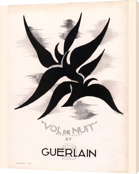 Guerlain 1934 1930s UK guerlain vol de nuit night light womens