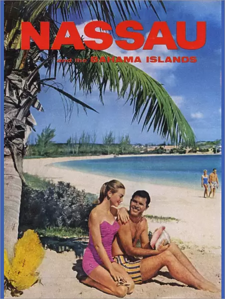 Nassau And Bahama Islands 1950s UK beaches seaside holidays sunbathing bahamas tourism